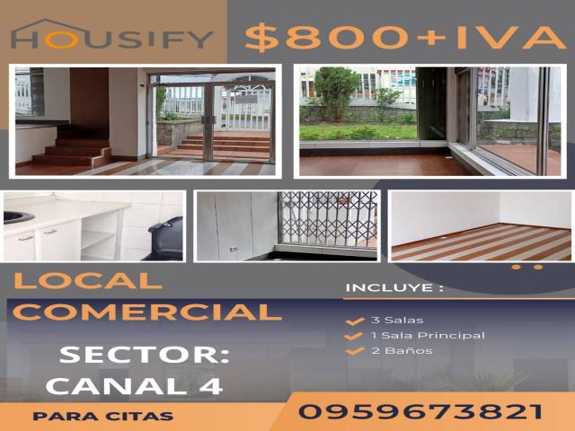 #48 - Salón Comercial para Alquiler en Quito - P